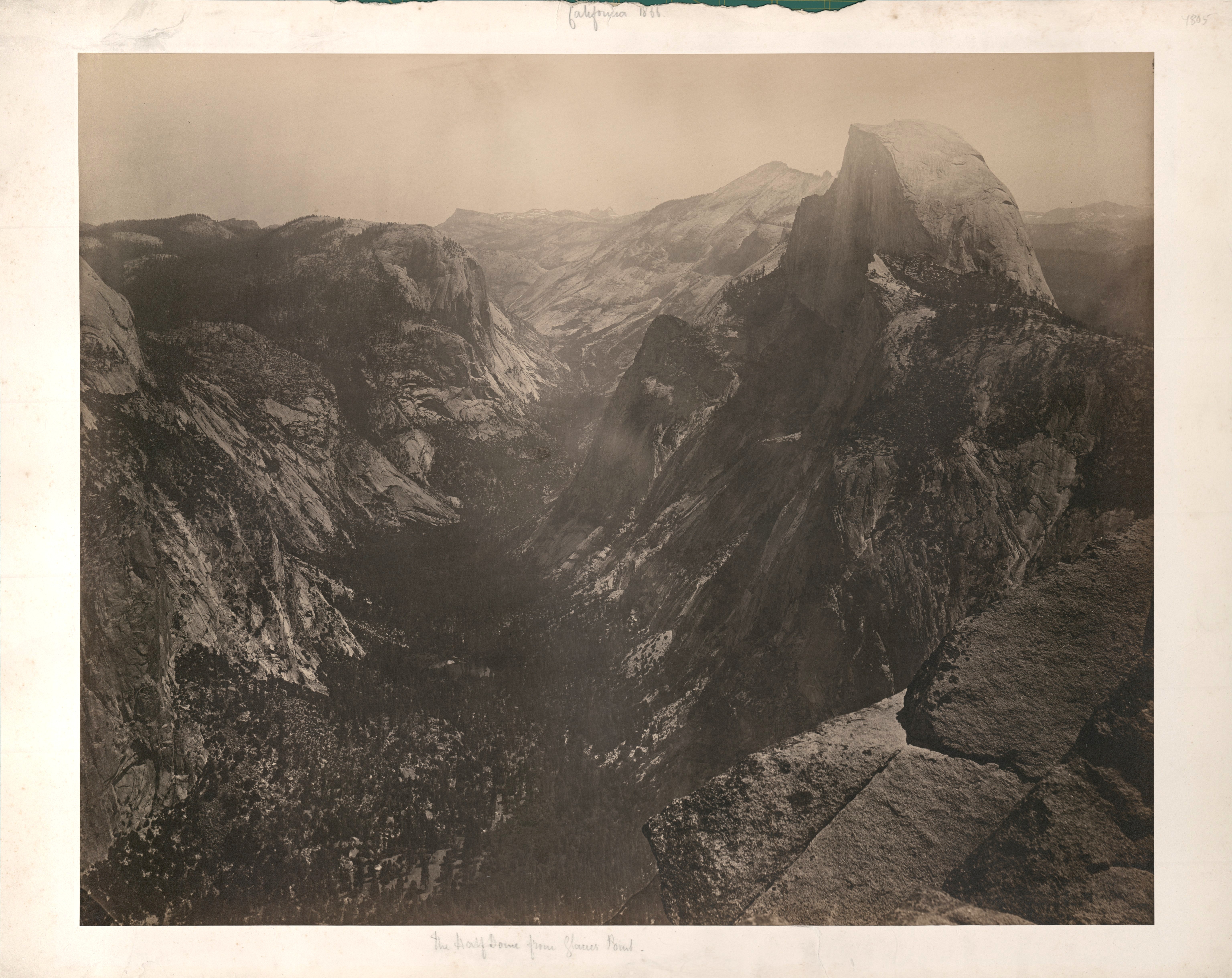 Mount — Half Dome, from Glacier Point, Yosemite