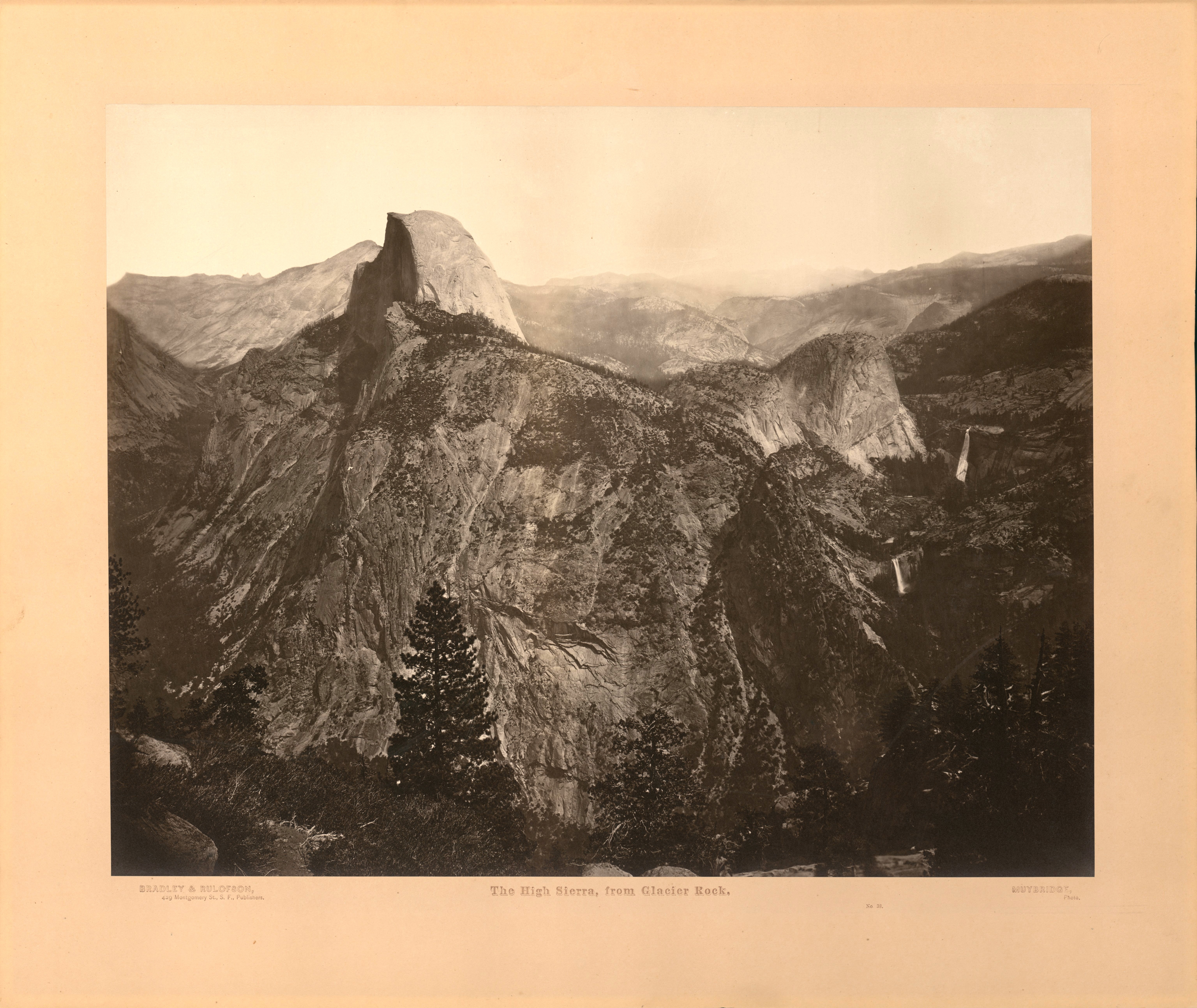 Mount — High Sierra From Glacier Point, Yosemite