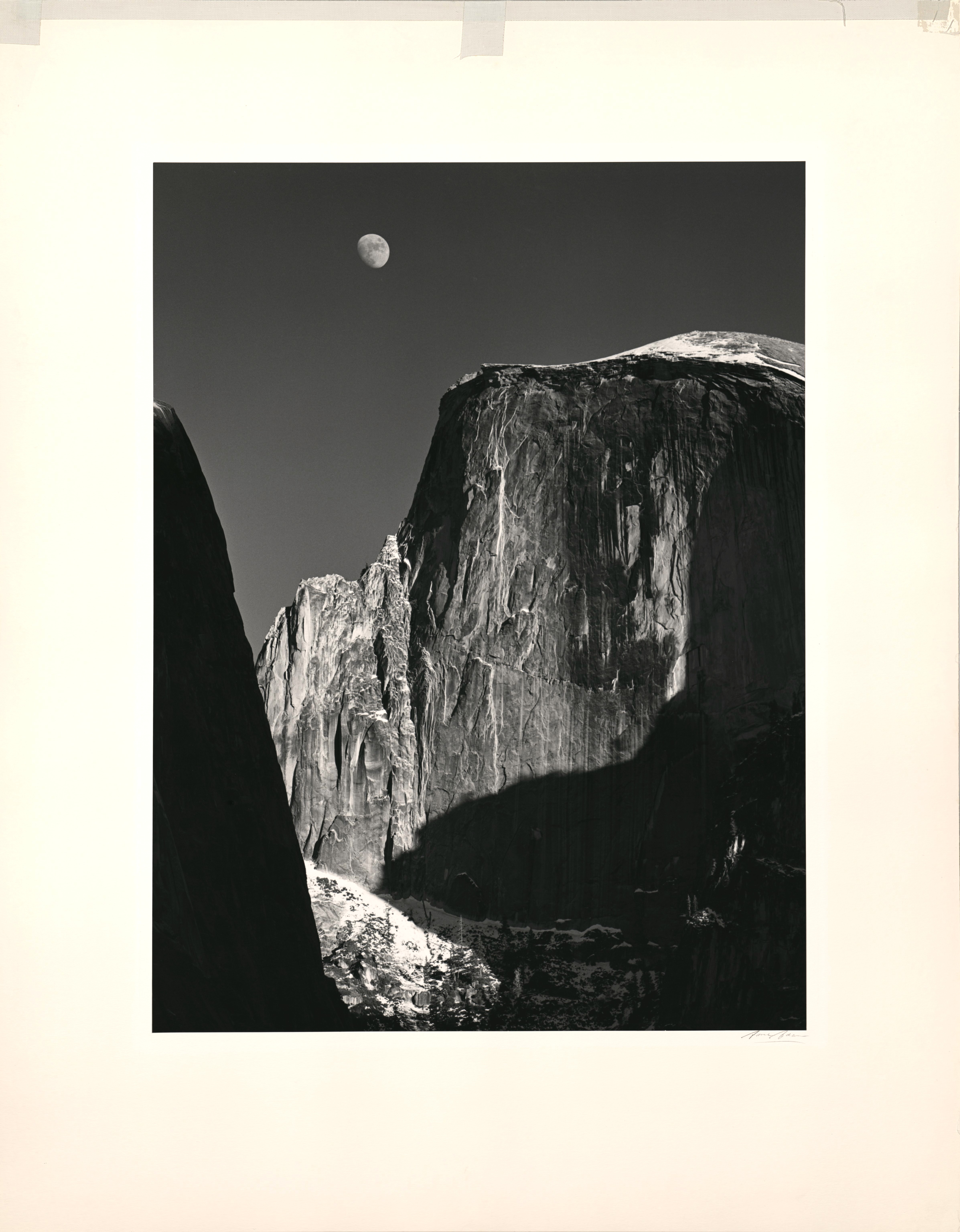 Mount — Moon and Half Dome, Yosemite National Park