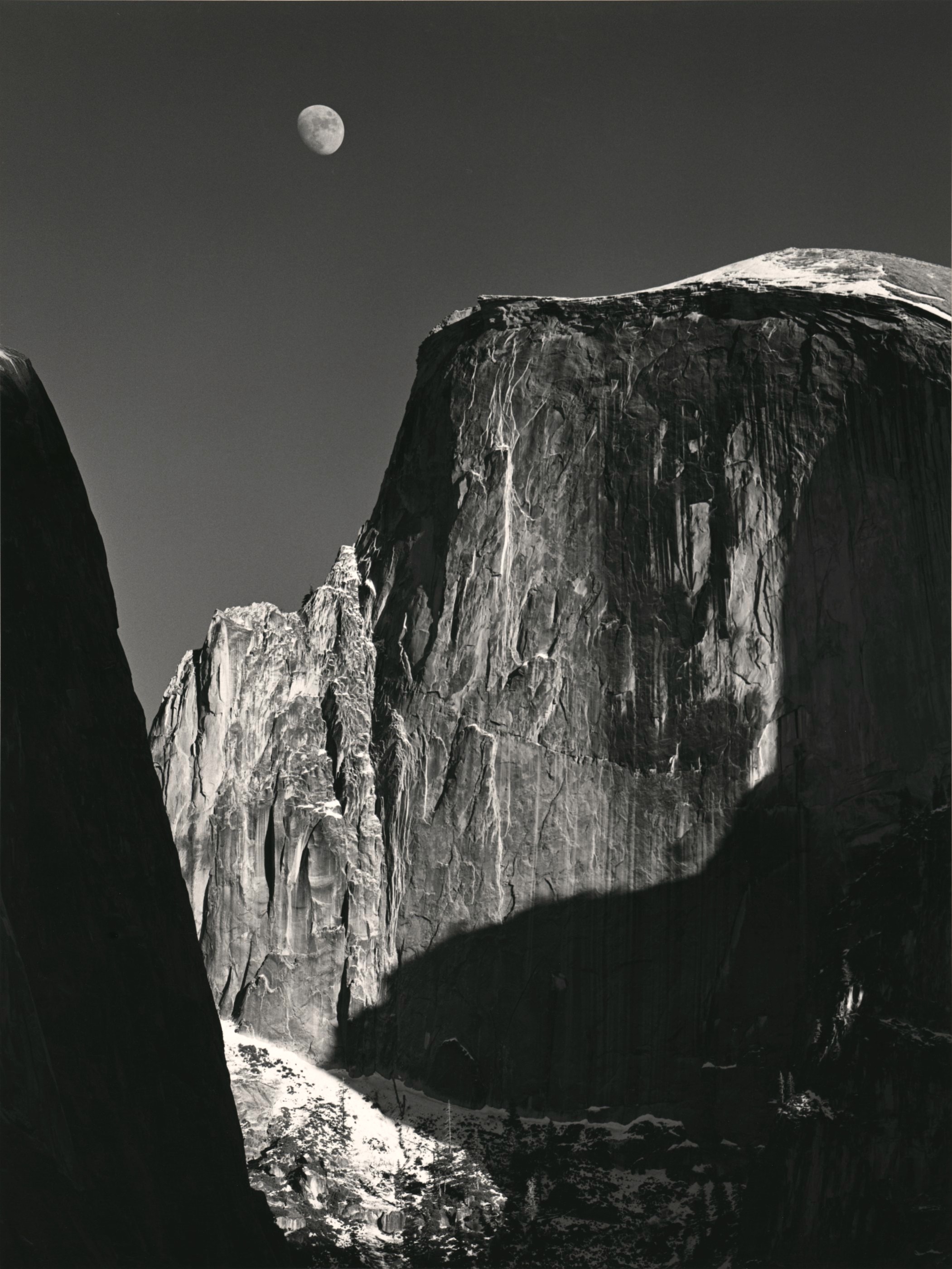 Moon and Half Dome, Yosemite National Park