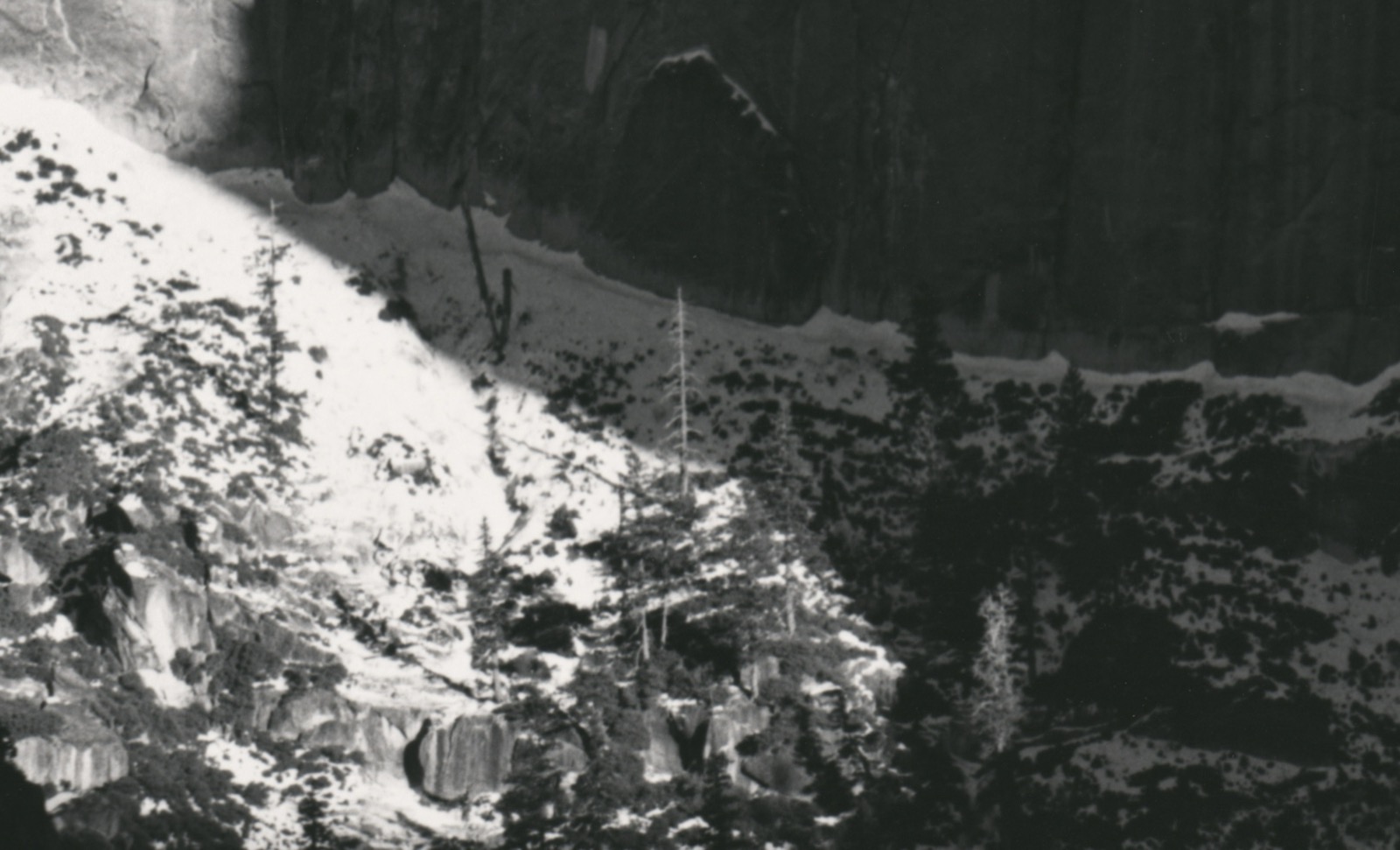 Snowy talus — detail from this print