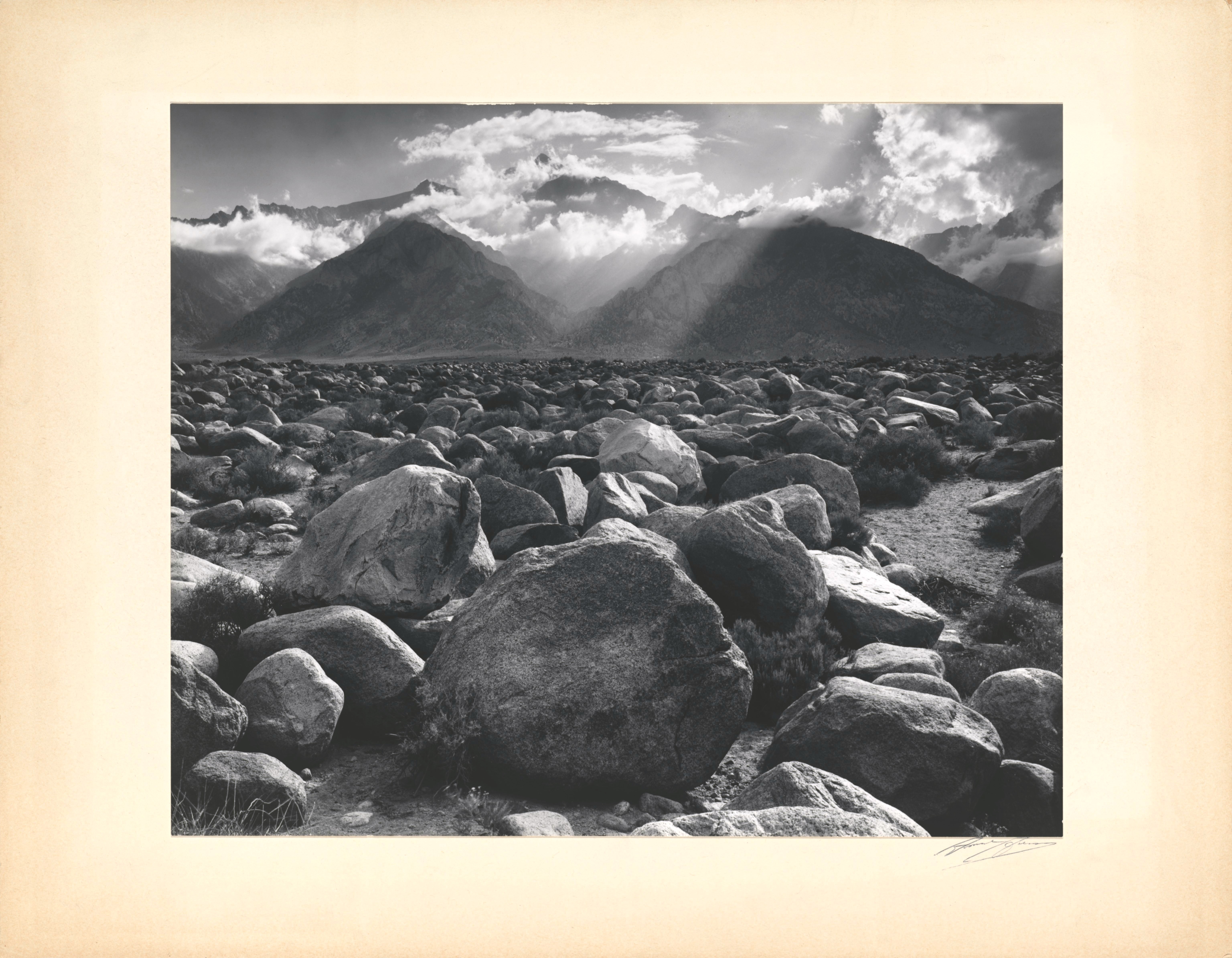 Mount — Mount Williamson, Sierra Nevada, from Manzanar