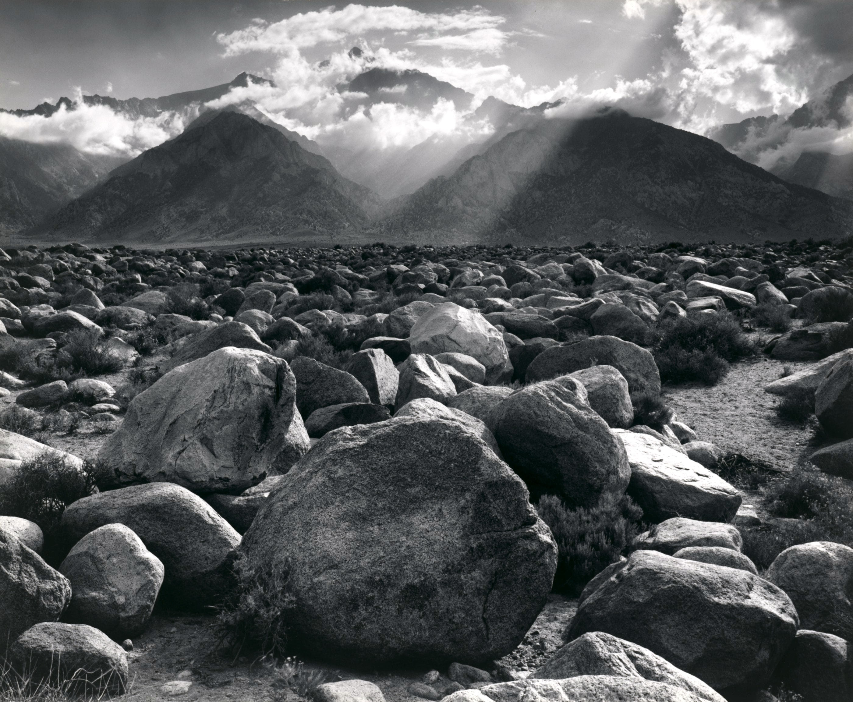 Mount Williamson, Sierra Nevada, from Manzanar