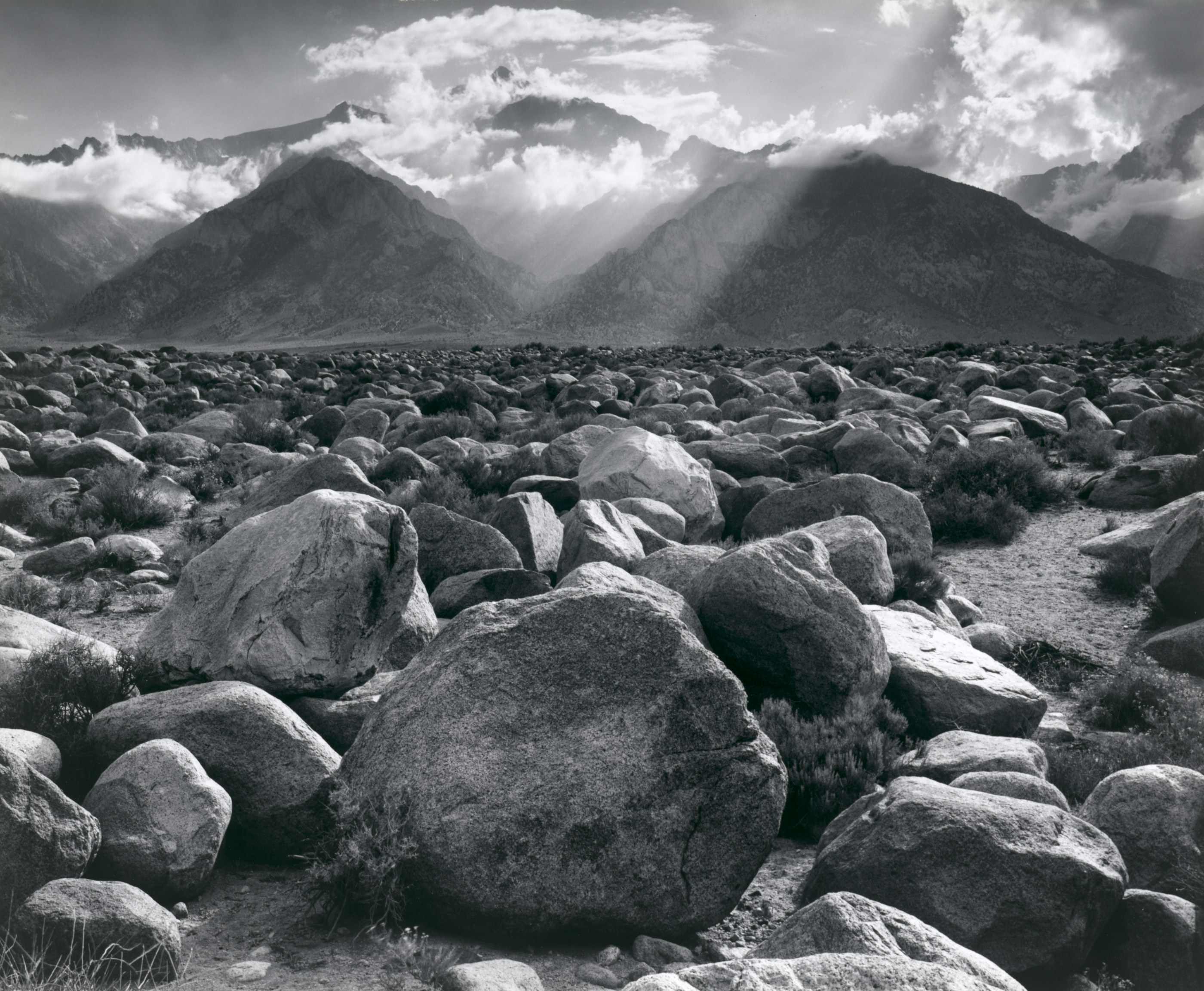 Mount Williamson, Sierra Nevada, from Manzanar
