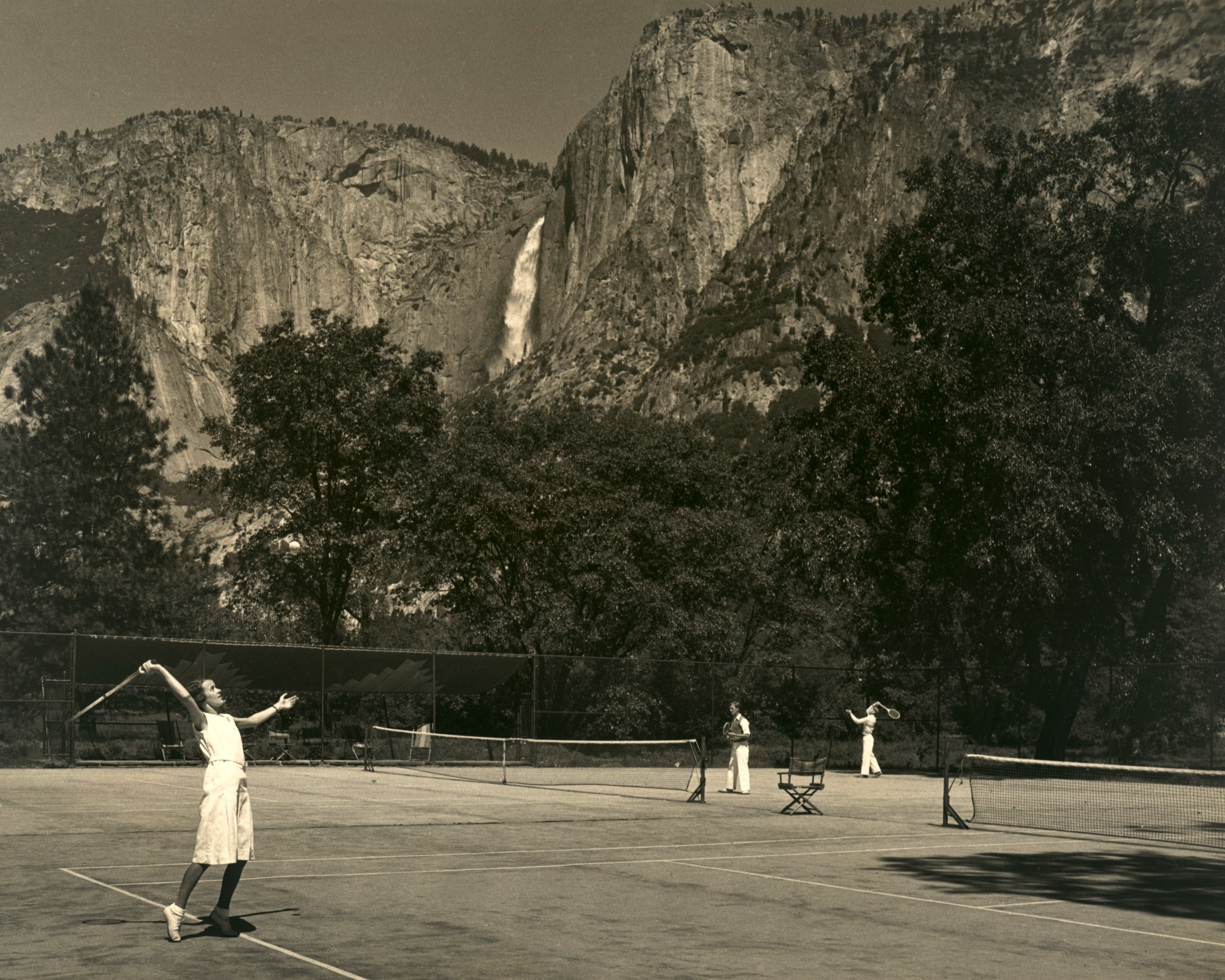 Tennis Courts, Yosemite Valley